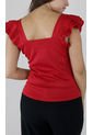 Camiseta Para Mujer Manga Sisa Rojo Marca L&H de L&H