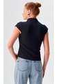 Camiseta Para Mujer Manga Corta Negro Marca L&H Ref. 4R409229 de L&H