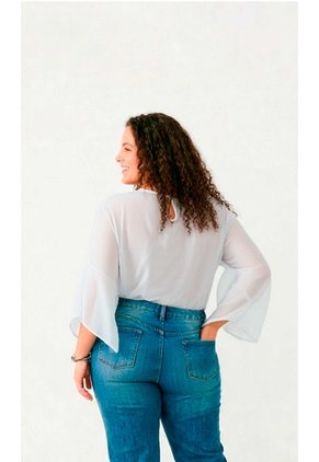 Blusa Para Mujer. Manga 3/4 Cafe Marca L&H Ref. 4R612036