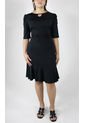 Vestido Para Mujer Manga Corta Negro Marca L&H de L&H
