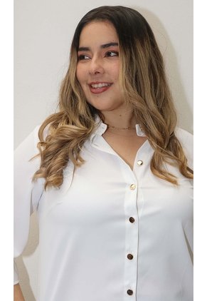 Blusa Para Mujer. Manga 3/4 Crudo Marca L&H Ref. 1F612223