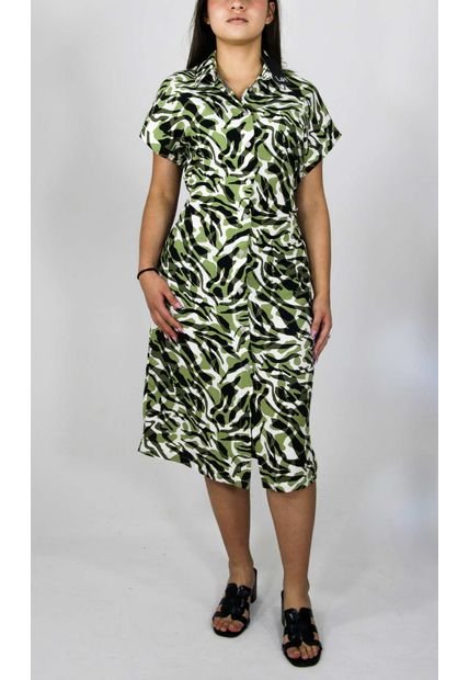 Vestido Para Mujer Verde Marca L&H