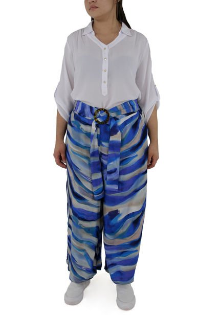 Capri Para Mujer Lyh Azul Marca L&H