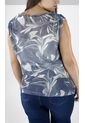 Blusa Para Mujer Manga Sisa Gris Claro Marca L&H de L&H
