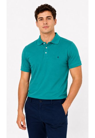 Polo Para Hombre Manga Corta Verde Marca L&H Ref. 4Q109001 L&H
