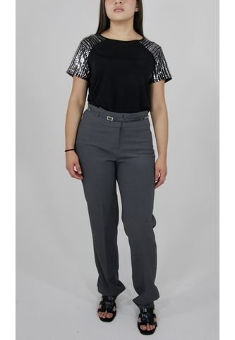 Pantalon Para Mujer Lyh Gris Oscuro Marca L&H L&H