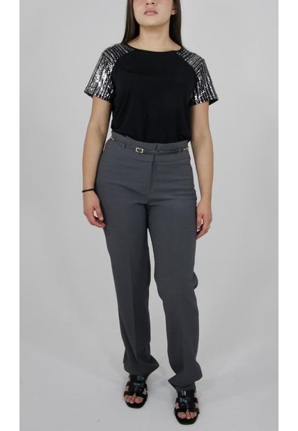 Pantalon Para Mujer Lyh Gris Oscuro Marca L&H