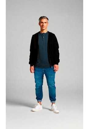 Chaqueta Para Hombre Negro Marca L&H Ref. 6N108088