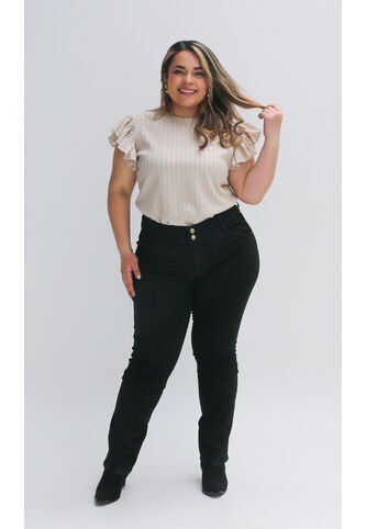 Jean Para Mujer. Negro Marca L&H Ref. 8S607056 L&H