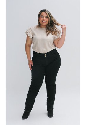 Jean Para Mujer. Negro Marca L&H Ref. 8S607056