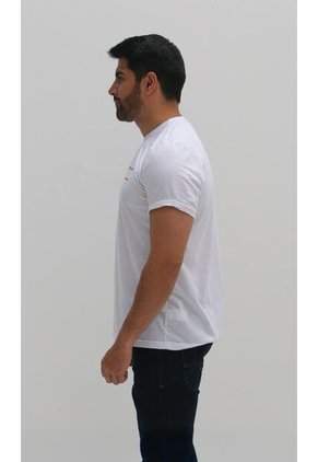 T-Shirt Para Hombre Manga Corta Blanco Marca L&H Ref. 4K109097