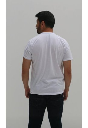 T-Shirt Para Hombre Manga Corta Blanco Marca L&H Ref. 4K109097