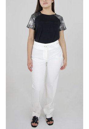 Pantalon Para Mujer Blanco Marca L&H