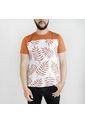 Camiseta Para Hombre Manga Corta Naranja Marca L&H de L&H
