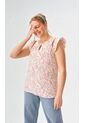 Blusa Para Mujer Manga Sisa Terracota Marca L&H Ref. 2Bv412003 de L&H