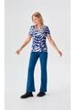 Camiseta Para Mujer Manga Corta Azul Marca L&H Ref. 1F409539 de L&H