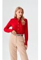 Blusa Para Mujer Manga Larga Rojo Marca L&H Ref. 1F412696 de L&H
