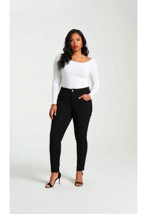Jean Para Mujer. Negro Marca L&H Ref. 8S607058