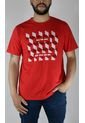 Camiseta Para Hombre Manga Corta Rojo Marca L&H de L&H
