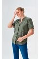 Blusa Para Mujer Manga Corta Verde Marca L&H Ref. 1F412712 de L&H