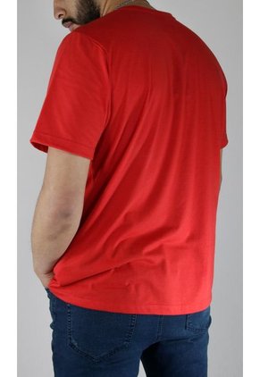 Camiseta Para Hombre Manga Corta Rojo Marca L&H