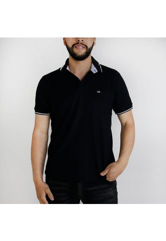 Camiseta Para Hombre Manga Corta Negro Marca L&H L&H