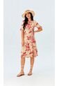 Vestido Para Mujer Manga Corta Azul Marca L&H Ref. 2J417070 de L&H