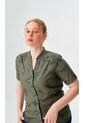 Blusa Para Mujer Manga Corta Verde Marca L&H Ref. 1F412712 de L&H