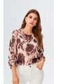 Blusa Para Mujer Manga 3/4 Negro Marca L&H Ref. 5P412282 de L&H