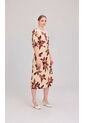 Vestido Para Mujer Manga Corta Vino Marca L&H Ref. 2J417070 de L&H