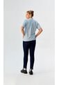 Blusa Para Mujer Manga Corta Azul Claro Marca L&H Ref. 1F412712 de L&H