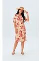 Vestido Para Mujer Manga Corta Azul Marca L&H Ref. 2J417070 de L&H