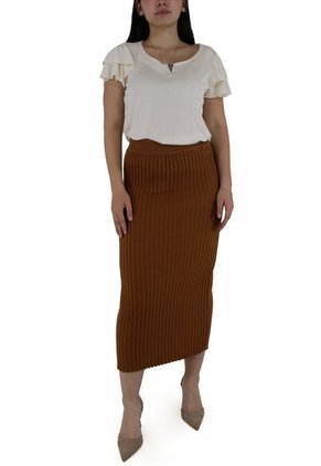 Falda Para Mujer Taupe Marca L&H