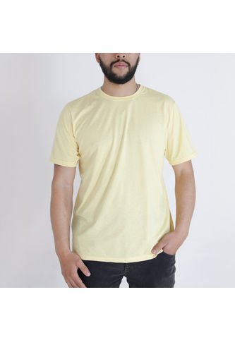 Camiseta Para Hombre Manga Corta Amarillo Marca L&H L&H