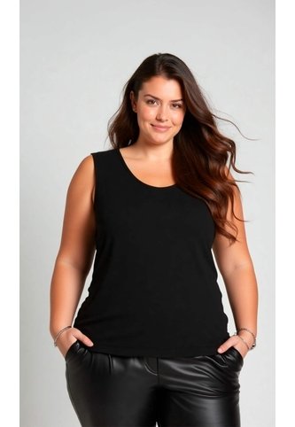 Camiseta Para Mujer. Manga Sisa Negro Marca L&H Ref. 1F609010 L&H
