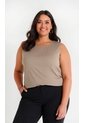 Camiseta Para Mujer. Manga Sisa Beige Marca L&H Ref. 1F609010 de L&H