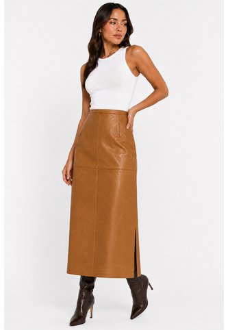 Falda Para Mujer  Taupe Marca L&H Ref. 1F414048 L&H