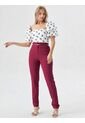 Pantalon Para Mujer Vino Marca L&H de L&H