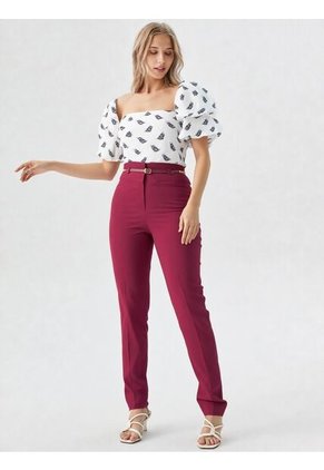 Pantalon Para Mujer Vino Marca L&H