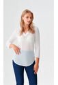 Blusa Para Mujer Manga 3/4 Blanco Marca L&H Ref. 1F412693 de L&H