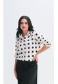Blusa Para Mujer Manga 3/4 Crudo Marca L&H Ref. 2J412264 de L&H