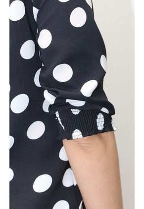 Blusa Para Mujer Manga 3/4 Negro Marca L&H Ref. 2J412264