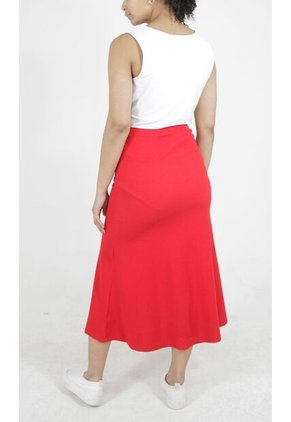 Falda Para Mujer Rojo Marca L&H