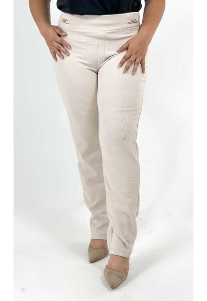 Pantalon Para Mujer. Beige Marca L&H