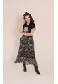 Falda Para Mujer Negro Marca L&H Ref. 2J414072 de L&H
