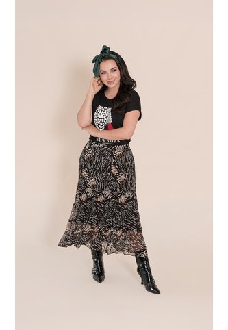 Falda Para Mujer Negro Marca L&H Ref. 2J414072 L&H