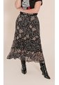 Falda Para Mujer Negro Marca L&H Ref. 2J414072 de L&H