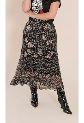 Falda Para Mujer Negro Marca L&H Ref. 2J414072