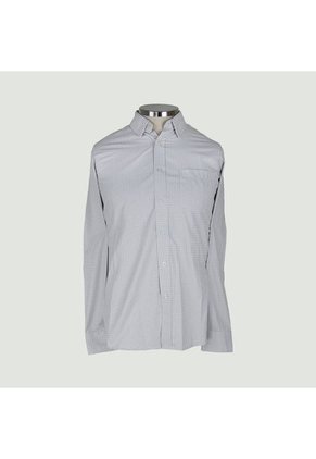 Camisa Para Hombre Manga Larga Gris Claro Marca L&H