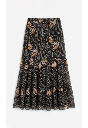 Falda Para Mujer Negro Marca L&H Ref. 2J414072